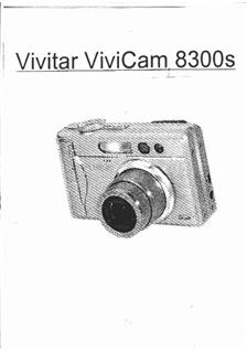 Vivitar ViviCam 8300s manual. Camera Instructions.